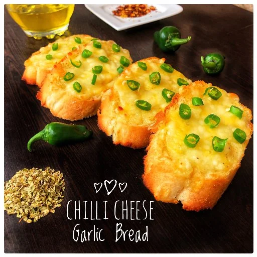 Chilli Cheese Garlic Bread – Vegetalia
